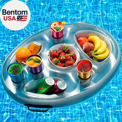 Drink Floaties, Floating Drink Holder for Pool 27.6''X19.7'', Swimming Pool Access