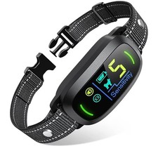Dog Bark Collar for All Size Dogs, Rechargeable Black New