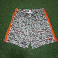 Burlebo CAMO Mesh Shorts Elastic Waist Pockets Mens Large