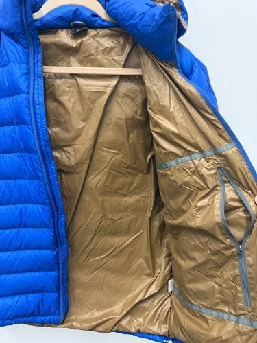 Wild Sports 900 Super Down Jacket Men's M Blue 700 Fill Hooded Puffer Nepal image 6