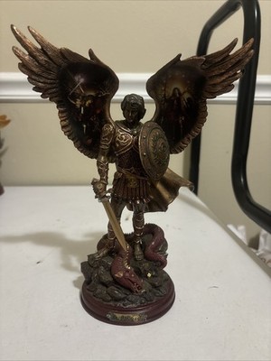Bradford Exchange Archangels Of Light Bronze Sculpture - St. Michael