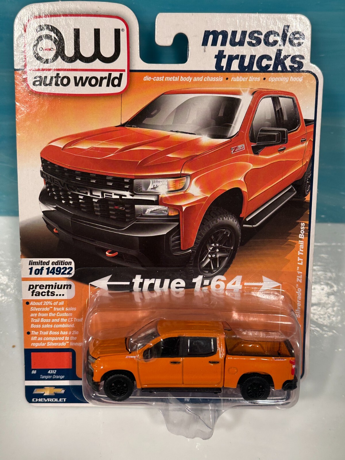2020 Chevy Silverado ZL1 LT Trail Boss Auto World Premium Sealed New