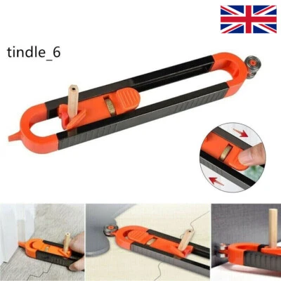 QNGENET Professional Gauge Carpenter Tool Profile Scribing Ruler Contour Gauge