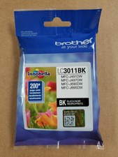 brother genuine lc3011bks black ink cartridge