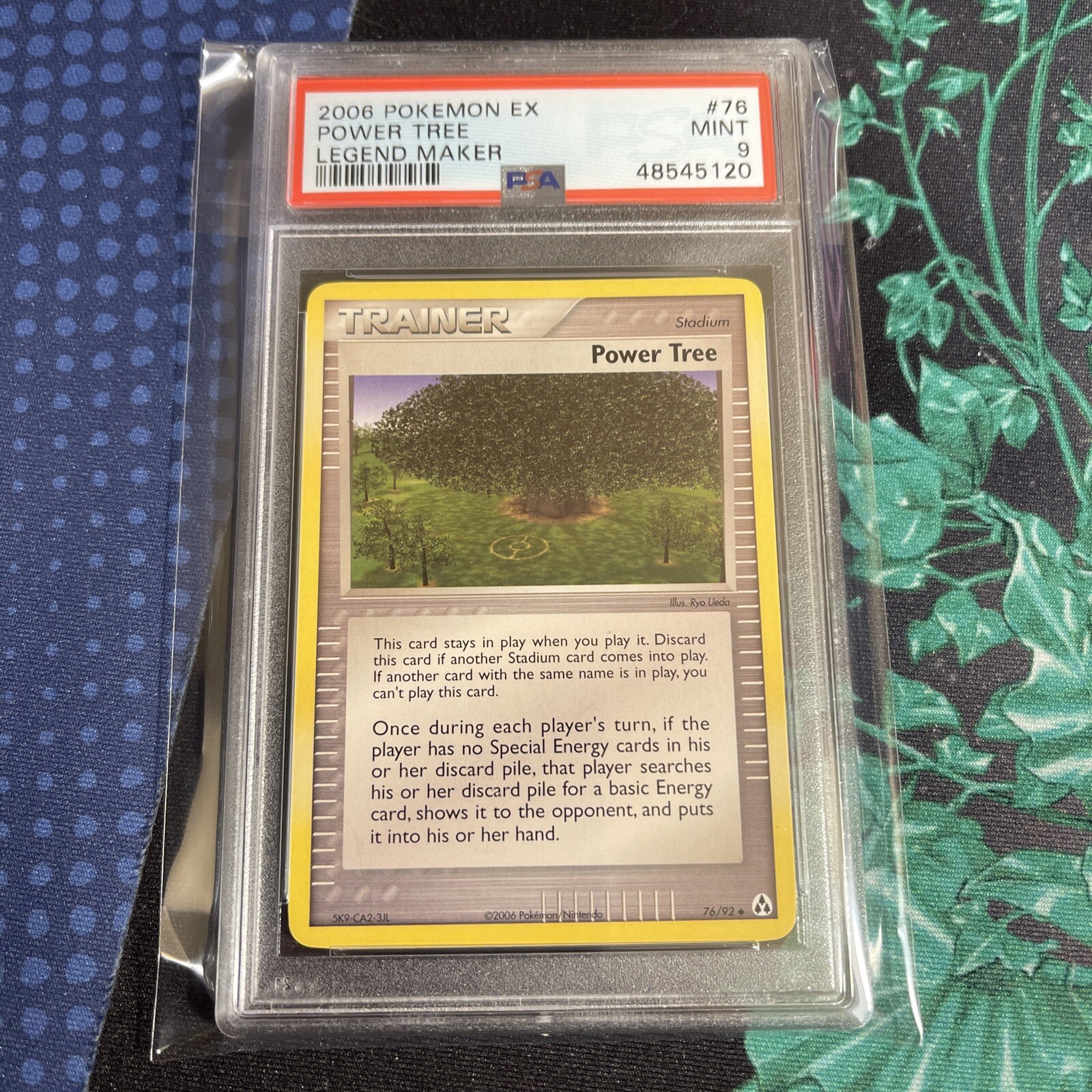 2006 Pokemon EX Legend Maker Power Tree 76/92 PSA 9 Mint