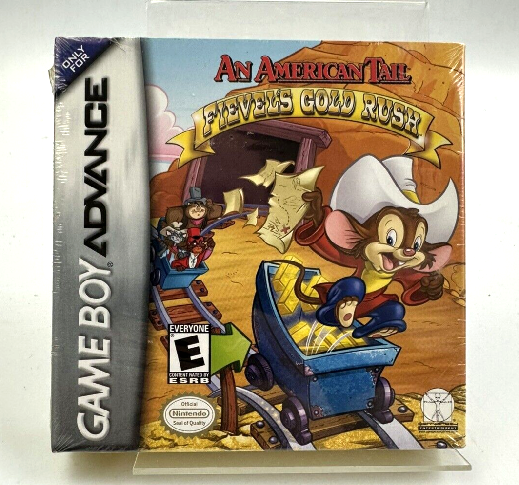 GBA An American Tail: Fievel’s Gold Rush, New And Factory Sealed
