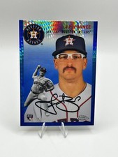 J.P. France 2023 Topps Chrome Platinum Blue Prism Refractor Rookie #142 Astros