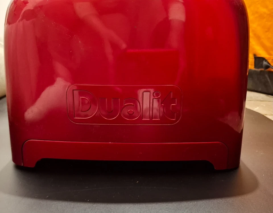 Used Red Dualit 4-slice Lite Toaster - Image 2 of 4