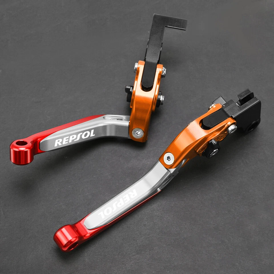 Brake Clutch Levers For HONDA 600RR 1000RR 03-21 REPSOL Folding Extendable - Image 4 of 4