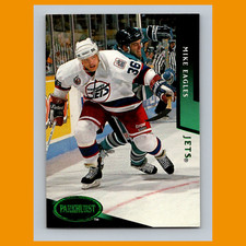 Mike Eagles #229 1993 Parkhurst Emerald Ice Winnipeg Jets Hockey Card NHL NM