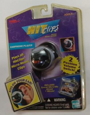 HitClips Earphone Player O Town Baby I Would Hit Clip Micro Music System NEW Vtg