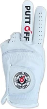 Putt Off Golf Glove Men's 100% Cabretta Leather Funny Gag Gift PGA Style Tour