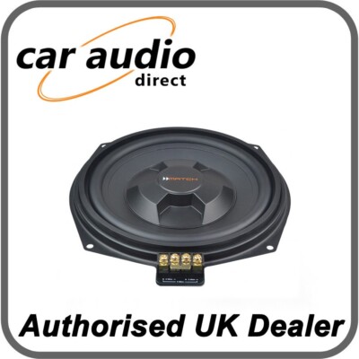 MATCH MW 8BMW-D 400W 8'' 200mm Untersitz flach Subwoofer System für BMW PAAR