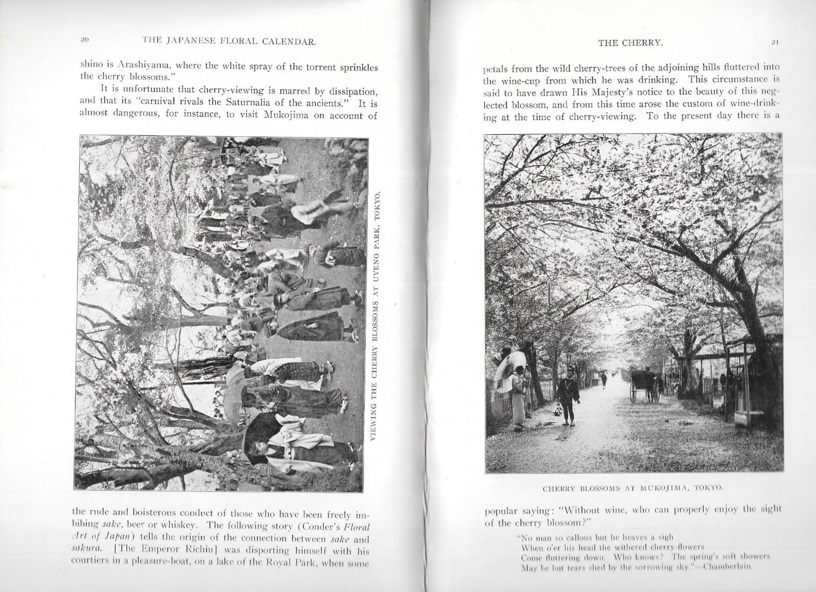 JAPANESE FLORAL CALENDAR BY ERNEST W CLEMENT 1905 HARDCOVER EDITION eBay