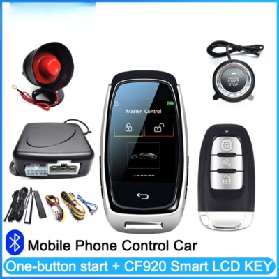APP Control Automatic Start Stop Engine Keyless Entry Alarms System Central Lock