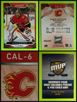 David Rittich CAL-6 #MyMVP Rogers Place Upper Deck Promo 2019-20 My MVP