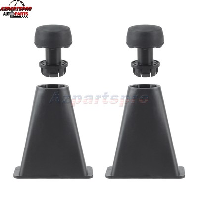 2x Hood Stop Cushion Rubber Bumper & Holder Bracket For Ford C-Max Escape 13-19