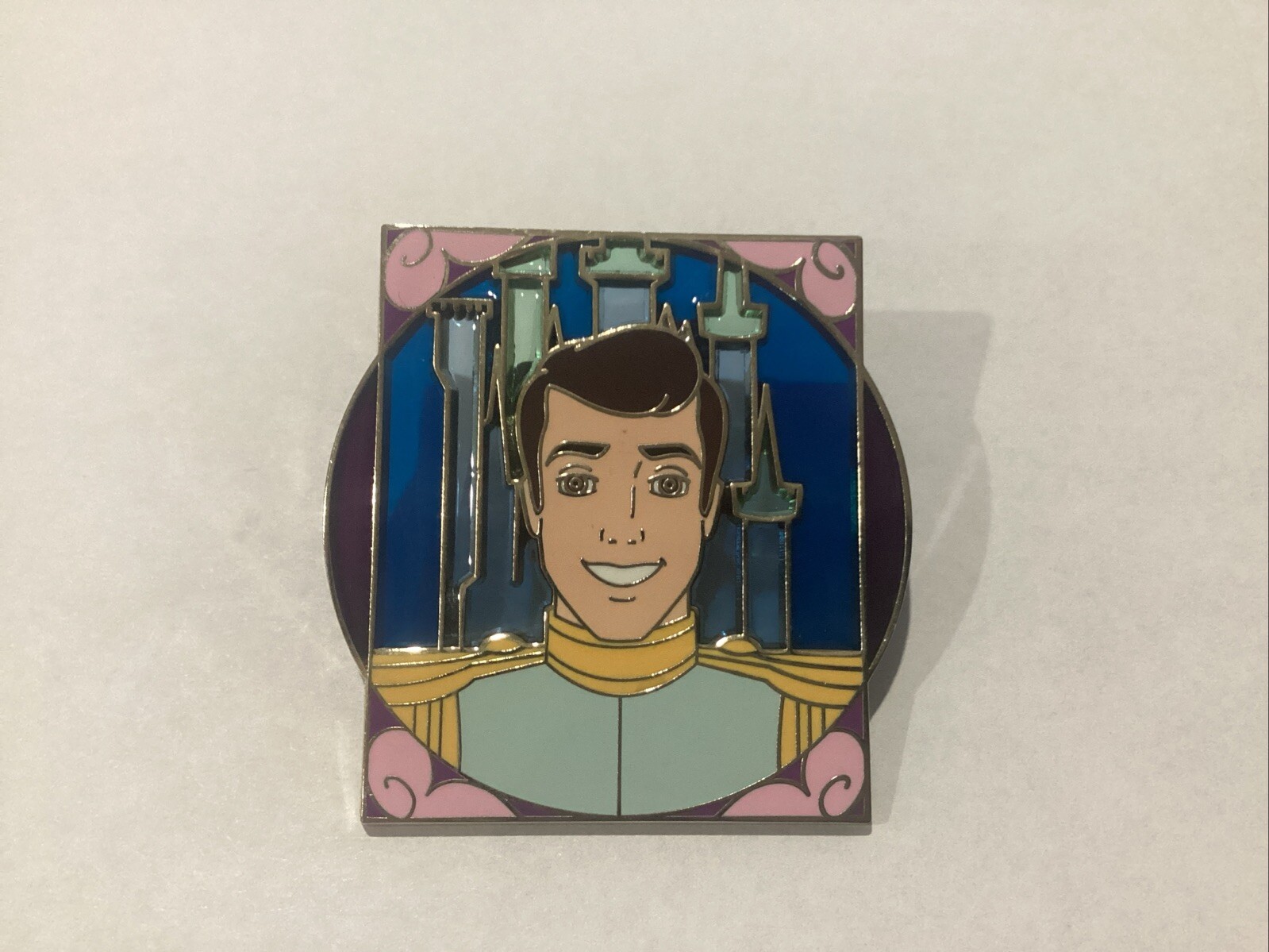 Disneyland 2016 Royal Mystery Stained Glass Prince Charming 117235 Disney Pin A