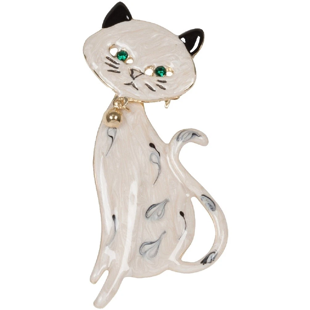 Полимерные белые модные броши и булавки