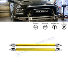 Pair Adjust Gold Rear Front Splitter Lip Strut Rod Bars Fit Ram Lincoln Rivian