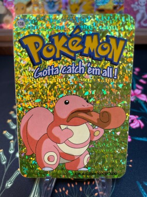  Lickitung #108 - Vintage Vending Machine Prism Sticker 2000 - Pokemon 