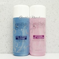 Esmalte en gel Gelish Harmony Soak Off 2 piezas: LIMPIADOR + REMOVEDOR 8 fl oz 236 ml