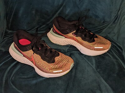 Nike Womens ZoomX Invincible DJ5926-700 Multicolor Running Shoes Sneakers Sz 8.5