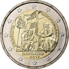[#1308631] Slovakia, 2 Euro, University Istropolitana, 2017, Kremnica, Bi-Metall