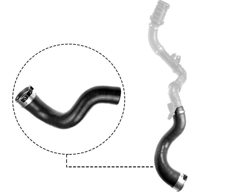 Gates 09-1301 Charge Air Hose Fits Opel Vivaro Renault Trafic Vauxhall Vivaro