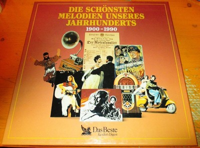 Langspielplatten Box - Die schönsten Melodien unseres Jahrhunderts 1900 - 1990