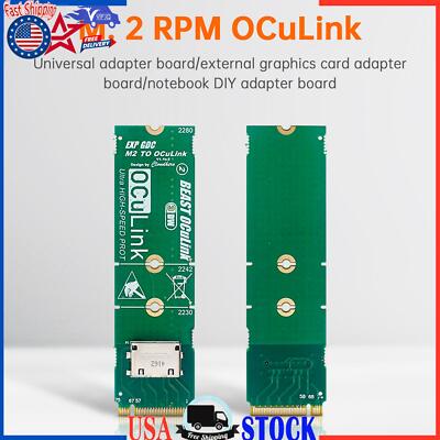 M.2 M KEY to OCuLink Expansion Dock External Graphics Card Conversion Board B