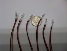 9 - MINI LIGHT BULBS 3 VOLT 3 mm - No plastic melting heat 