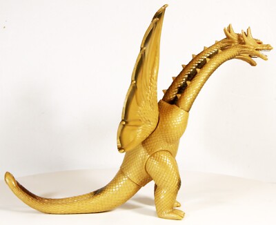MY LIBIDO ソフビフィギュア ゴールド 1984 BANDAI SHOWA GOLD KING GHIDORAH SOFUBI GODZILLA VINTAGE 9