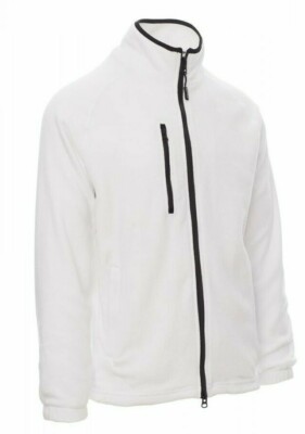 PLUS SIZES MENS FLEECE CARDIGAN KNIT JACKET UP TO 7XL NO MAXFORT WHITE OVERSIZE