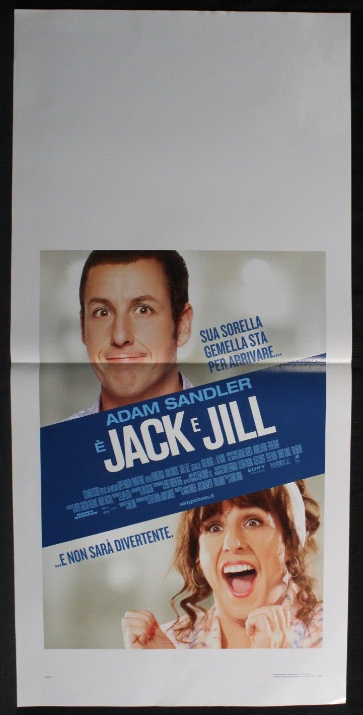 Locandina originale film Jack e Jill (2012) - Regia di Dennis Dugan