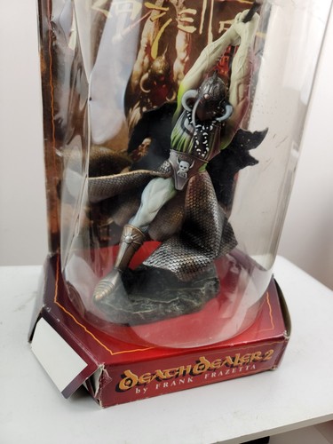 Frank Frazetta Figure StatuetteDeath Dealer 2 Master Artist Series Damaged Box - Picture 6 of 24