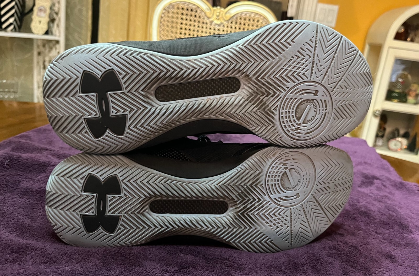 UA Under Armour Curry 3 Black Carolina Blue Basketball Shoes 1269279004 Size 11 eBay