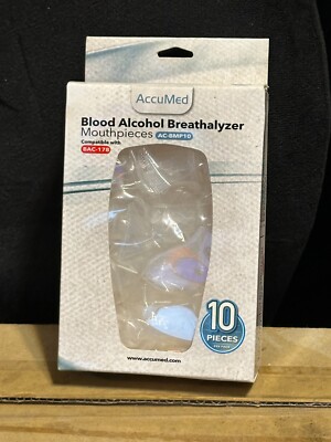 Universal Mouthpieces -BACtrack, AccuMed, AlcoHAWK ABI- Pro, AlcoScan- 10 PACK
