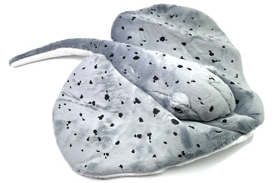 Onwomania Spike Ray Plush Stuffed Animal 60cm Grey