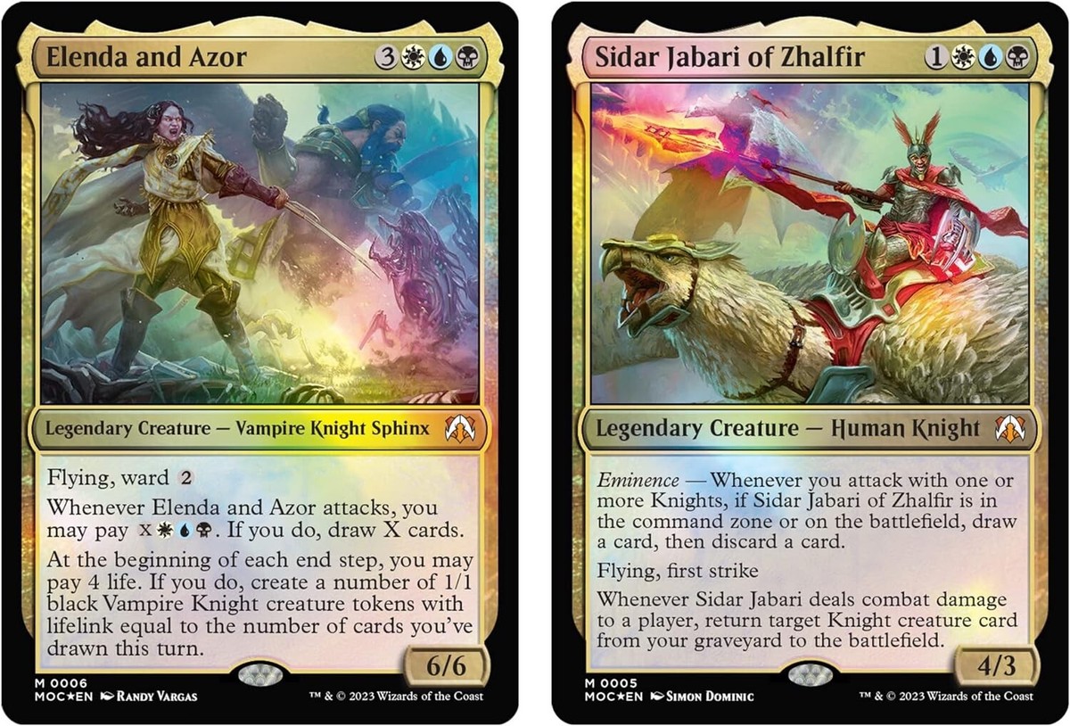 Magic the Gathering MtG TCG March of the Machine Cavalry Charge Commander  Deck