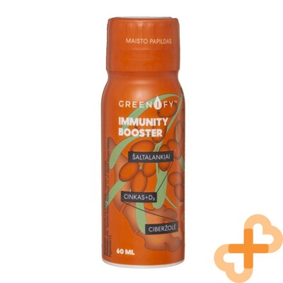 GREENIFY Immunität Booster Getränk Für Immunsystem 60 ml Sanddorn Kurkuma