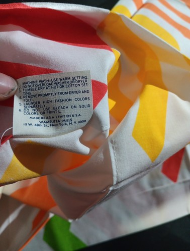 Vintage Wamsutta Designer Workshop 1 Pillow Case Open Bag Unused - Picture 5 of 5