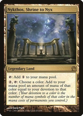 Nykthos, Shrine to Nyx #223 (NM) Theros MTG