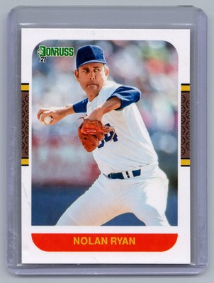 Nolan Ryan Card 2021 Donruss #225 Career Highlights #/22 Texas Rangers