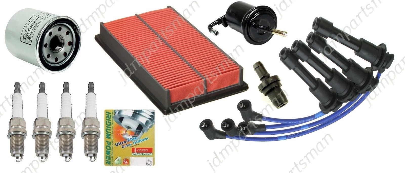 1994-1997 Mazda Miata Tune Up Kit Denso Iridium Power Spark Plugs