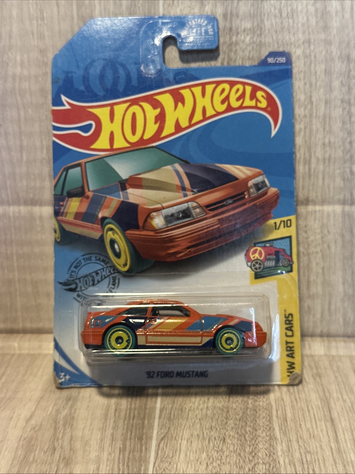 Hot Wheels 2020 HW Art Cars '92 FORD MUSTANG orange New 1:64 Scale
