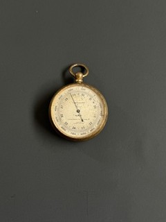 Antique Short & Mason Pocket Aneroid Barometer Altimeter Compensated England