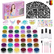 Glitzer Tattoo Set