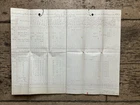 1862- Civil War Document - 46th PA INF.- signed by 1st Lieut. GEORGE CADWALLADER