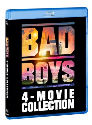 4 Blu-ray BAD BOYS 4 MOVIE COLLECTION Box Set 1-4 komplette Serie neu versiegelt
